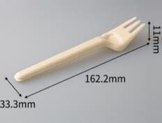 Gaffel, bioplast C-PLA (165mm)